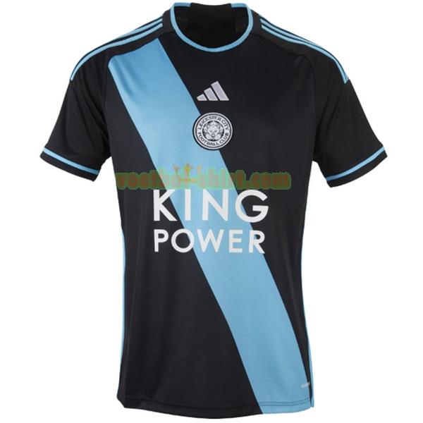 leicester city uit shirt 2023 2024 thailand zwart mannen