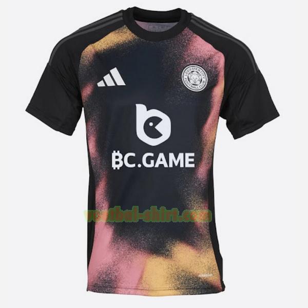 leicester city uit shirt 2024 2025 thailand zwart mannen