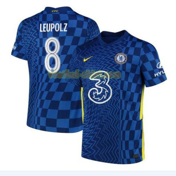 leupolz 8 chelsea thuis shirt 2021 2022 blauw mannen