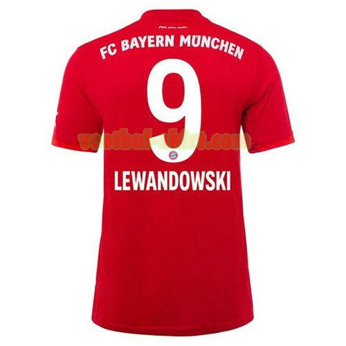 lewandowski 9 bayern münchen thuis shirt 2019-2020 mannen