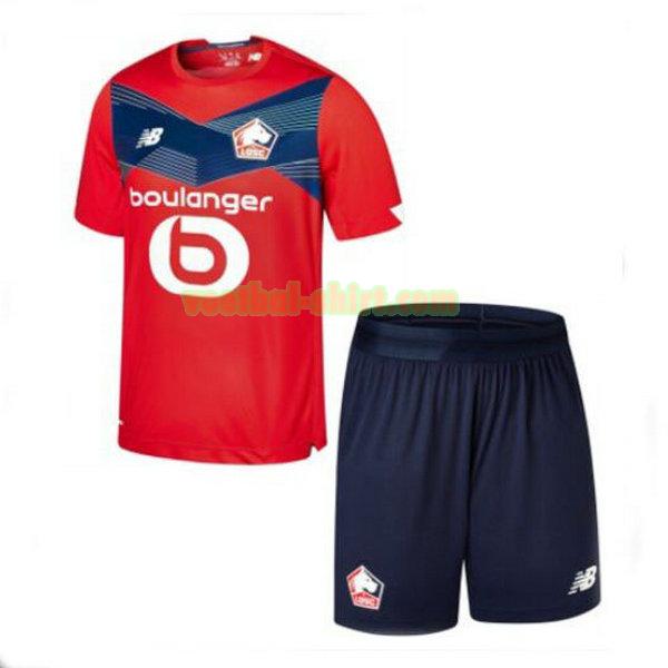 lille osc thuis shirt 2020-2021 rood kinderen