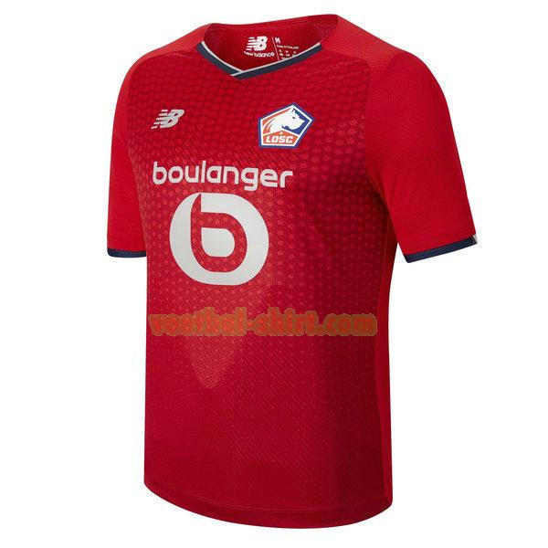 lille osc thuis shirt 2021 2022 thailand rood mannen