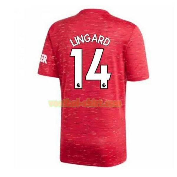 lingard 14 manchester united thuis shirt 2020-2021 mannen