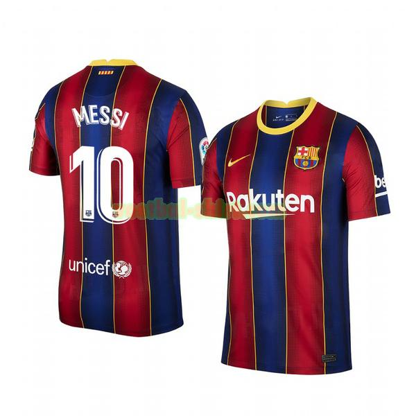 lionel messi 10 barcelona thuis shirt 2020-2021 mannen