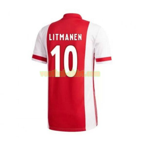 litmanen 10 ajax thuis shirt 2020-2021 mannen