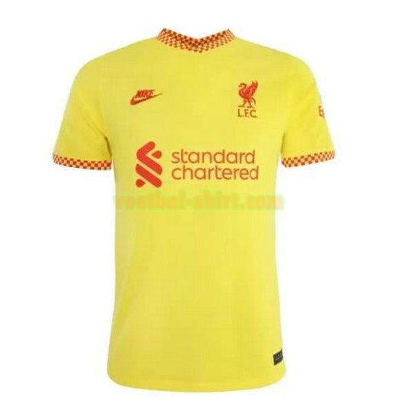 liverpool 3e shirt 2021 2022 geel mannen