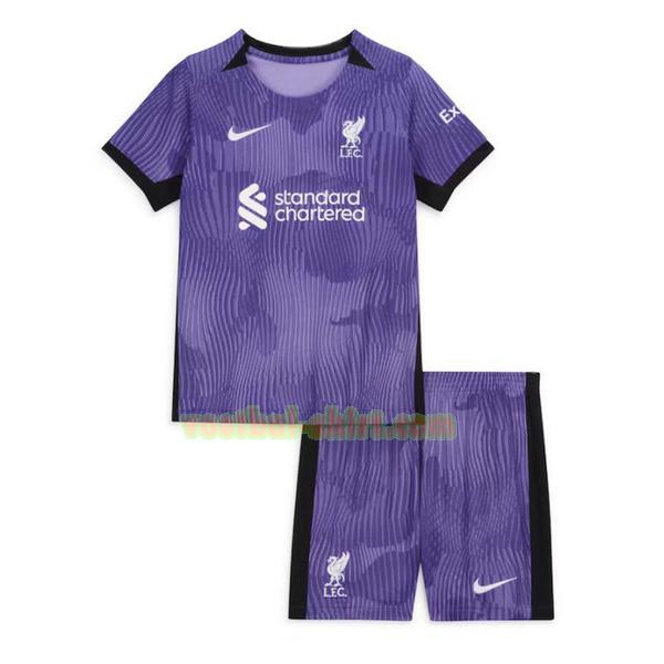 liverpool 3e shirt 2023 2024 purple kinderen