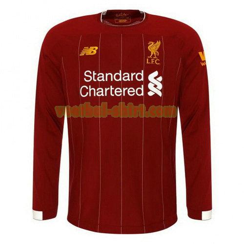 liverpool lange mouwen thuis shirt 2019-2020 mannen