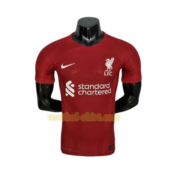 liverpool player thuis shirt 2022 2023 rood mannen