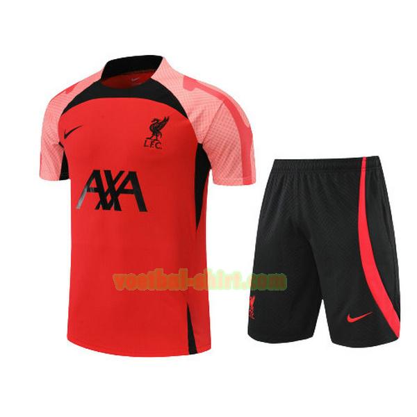 liverpool set training shirt 2022 2023 rood mannen