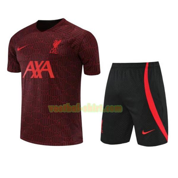 liverpool set training shirt 2022 23 rood mannen