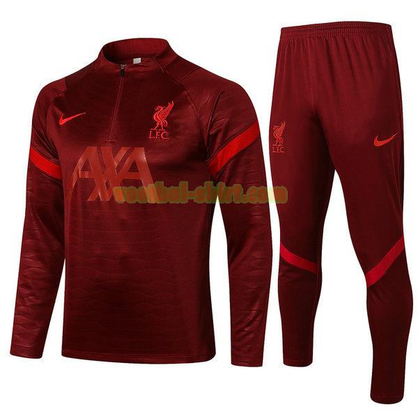 liverpool set trainingspak 2021 22 rood mannen