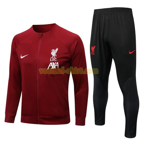 liverpool set trainingspak 2022 2023 rood mannen