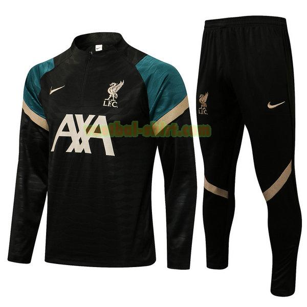 liverpool set trainingspak 21 22 zwart mannen