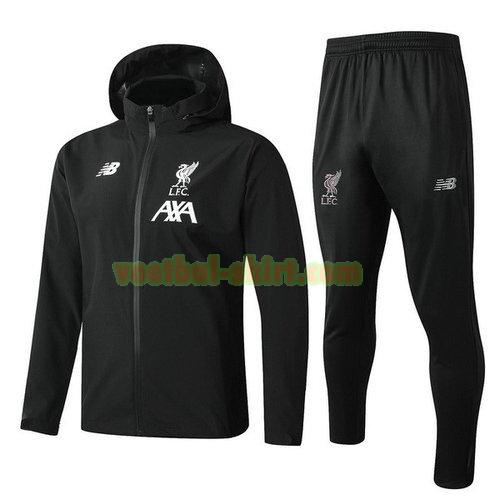 liverpool set windjack 2019-2020 zwart mannen