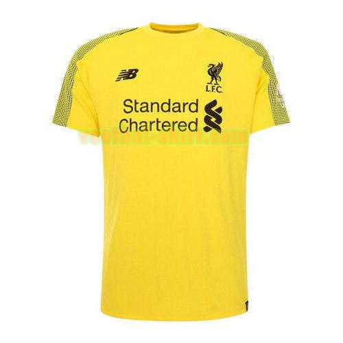 liverpool thuis doelman shirt 2018-2019 thailand mannen