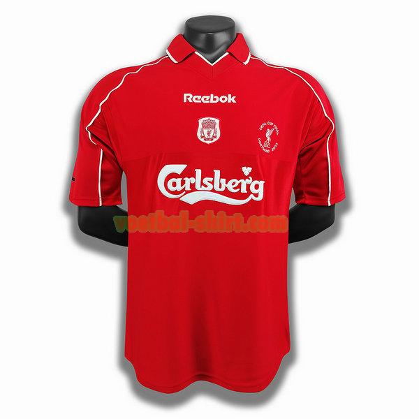 liverpool thuis player shirt 2000 2001 rood mannen