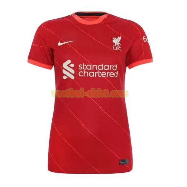 liverpool thuis shirt 2021 2022 rood dames