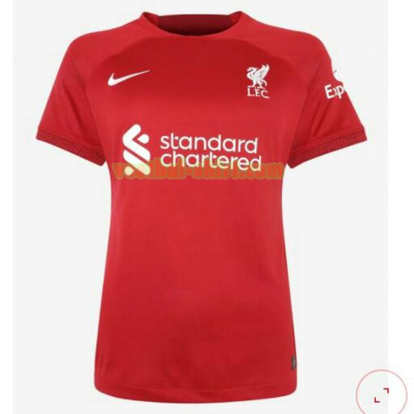 liverpool thuis shirt 2022 2023 rood dames
