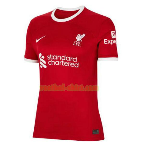 liverpool thuis shirt 2023 2024 rood dames