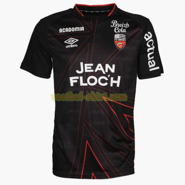 lorient uit shirt 2023 2024 thailand zwart mannen