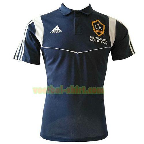 los angeles galaxy poloshirt 2019-2020 blauw marinekleur mannen