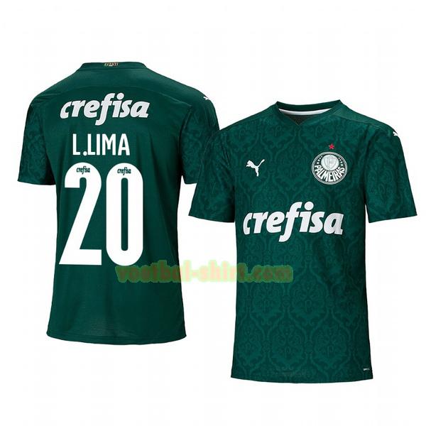 lucas lima 20 palmeiras thuis shirt 2020-2021 mannen