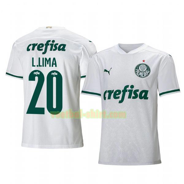 lucas lima 20 palmeiras uit shirt 2020-2021 mannen