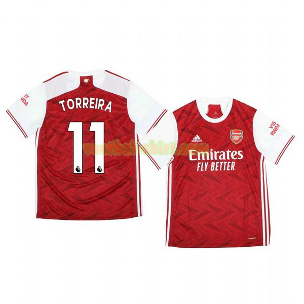 lucas torreira 11 arsenal thuis shirt 2020-2021 mannen