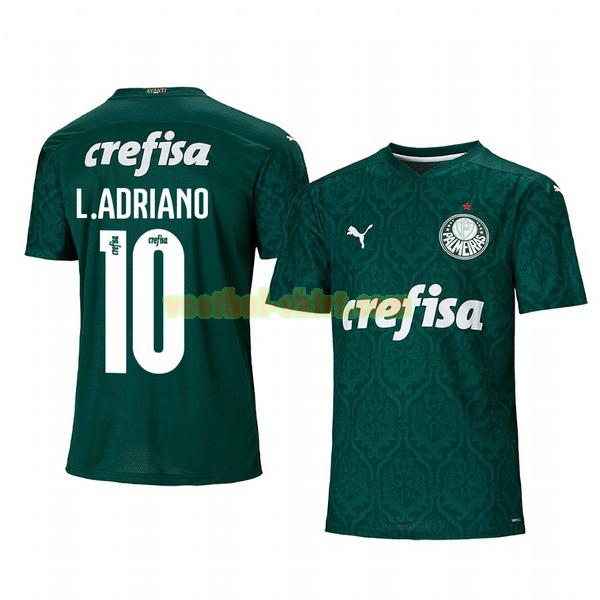 luiz adriano 10 palmeiras thuis shirt 2020-2021 mannen