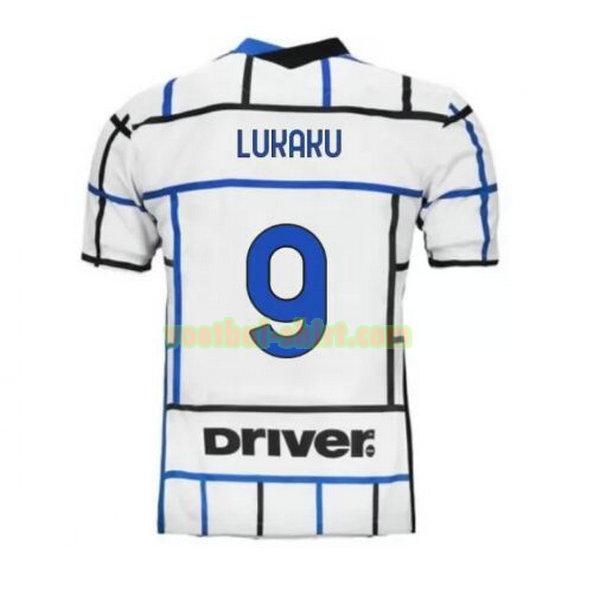 lukaku 9 inter milan uit shirt 2020-2021 mannen