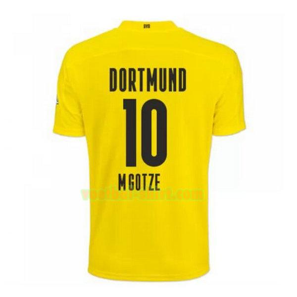 m.gotze 10 borussia dortmund thuis shirt 2020-2021 mannen