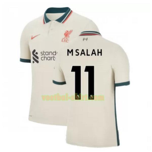 m salah 11 liverpool uit shirt 2021 2022 geel mannen