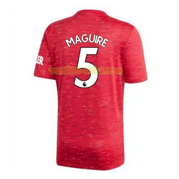 maguire 5 manchester united thuis shirt 2020-2021 mannen
