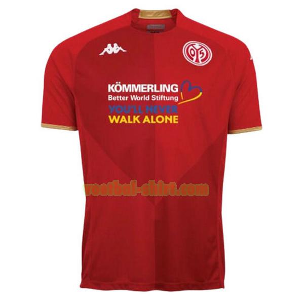 mainz 05 thuis shirt 2022 2023 rood mannen