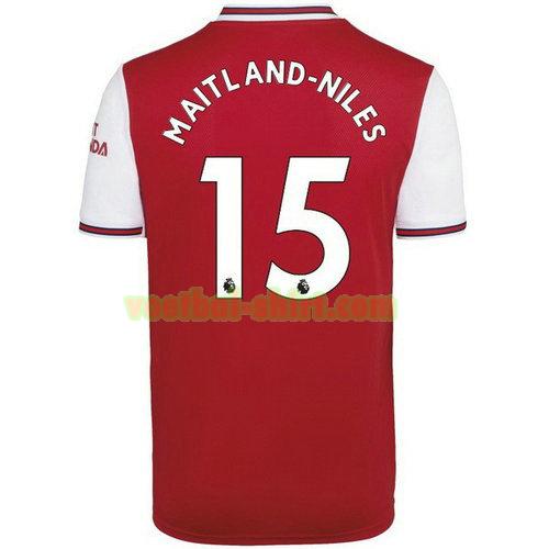 maitland niles 15 arsenal thuis shirt 2019-2020 mannen