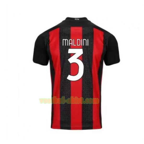 maldini 3 ac milan thuis shirt 2020-2021 mannen