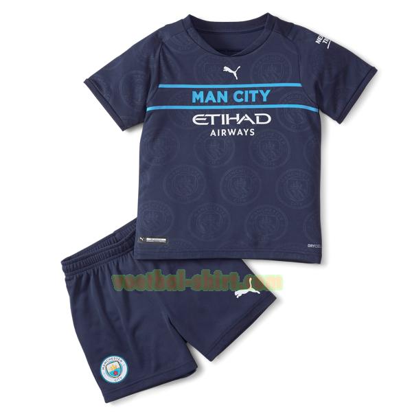 manchester city 3e shirt 2021 2022 blauw kinderen