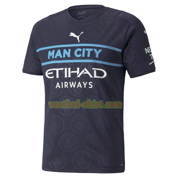 manchester city 3e shirt 2021 2022 zwart mannen