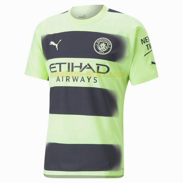 manchester city 3e shirt 2022 2023 groen mannen