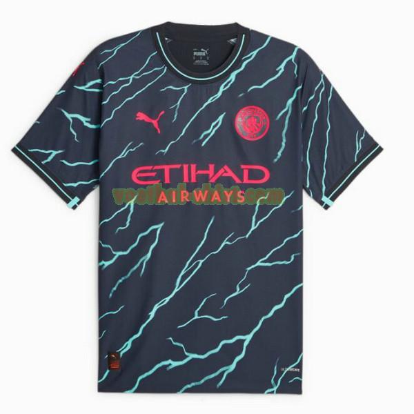 manchester city 3e shirt 2023 2024 thailand zwart mannen