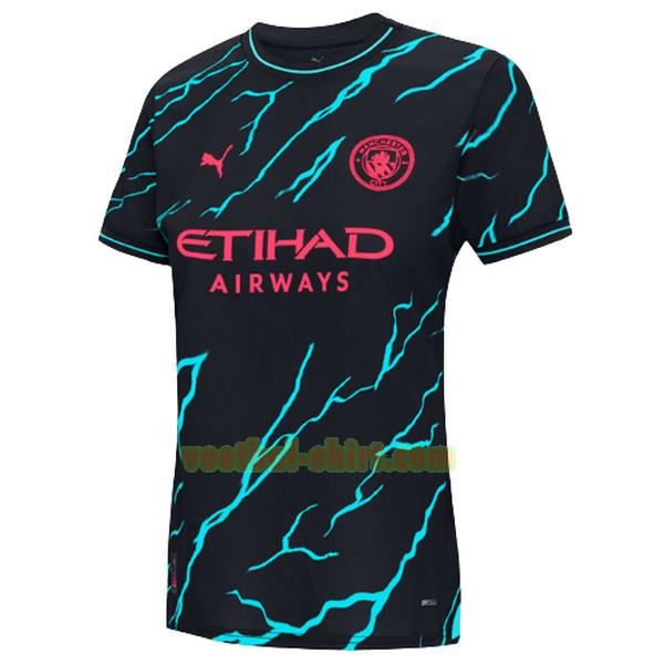 manchester city 3e shirt 2023 2024 zwart dames