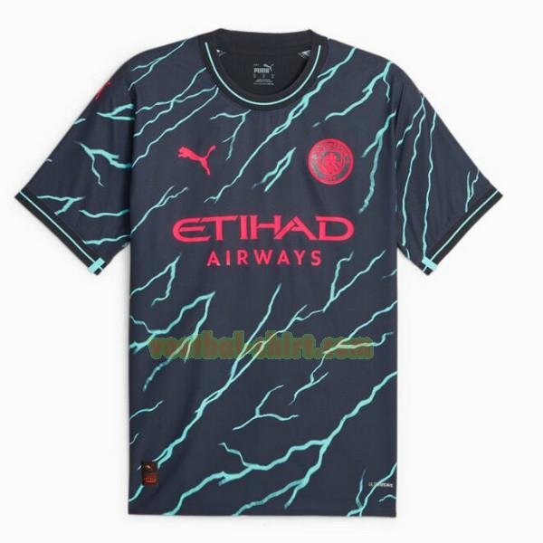 manchester city 3e shirt 2023 2024 zwart mannen