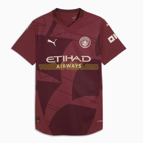 manchester city 3e shirt 2024 2025 thailand rood mannen