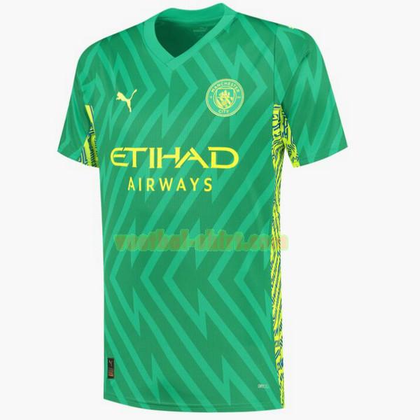 manchester city doelman shirt 2023 2024 groen mannen