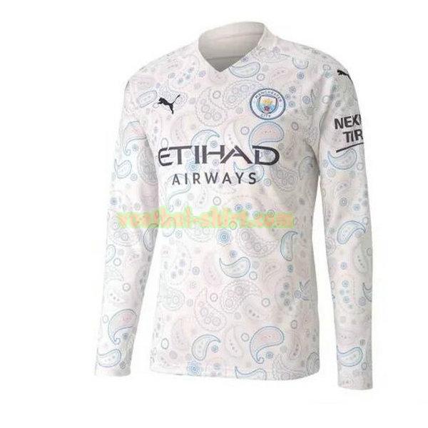 manchester city lange mouwen 3e shirt 2020-2021 mannen