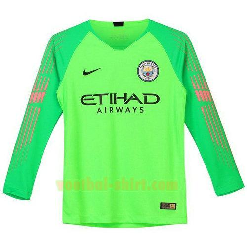 manchester city lange mouwen doelman shirt 2018-2019 mannen