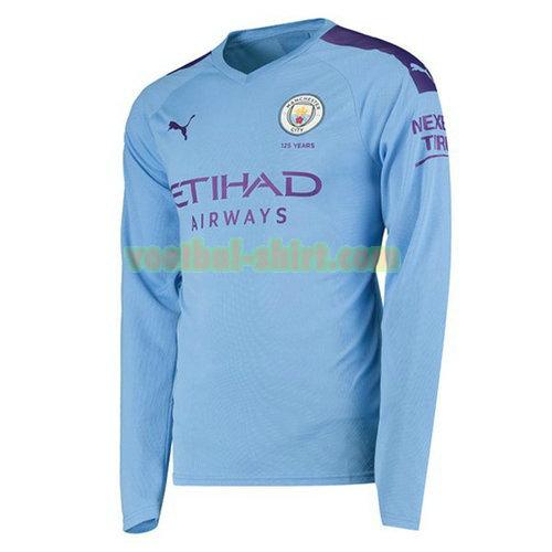 manchester city lange mouwen thuis shirt 2019-2020 mannen