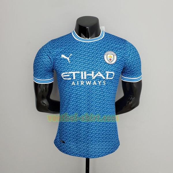 manchester city player special edition shirt 2022 2023 blauw mannen