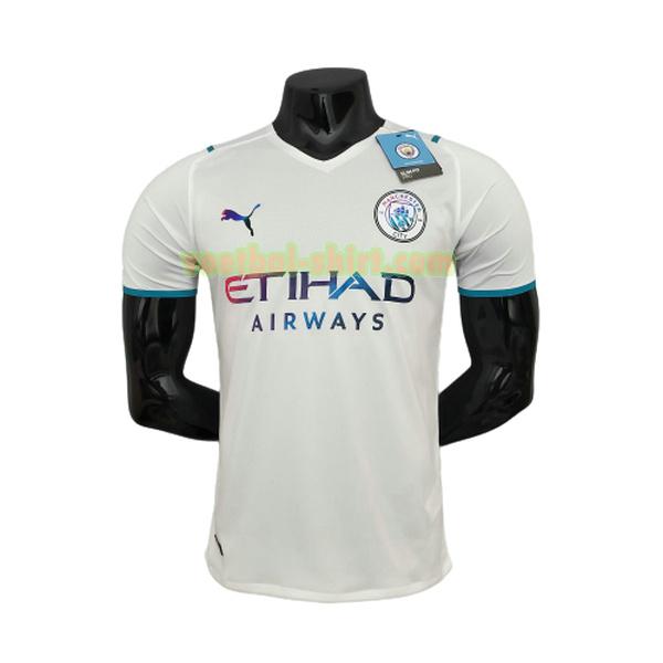 manchester city player uit shirt 2021 2022 wit mannen